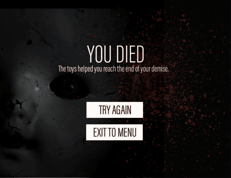 You Died screen